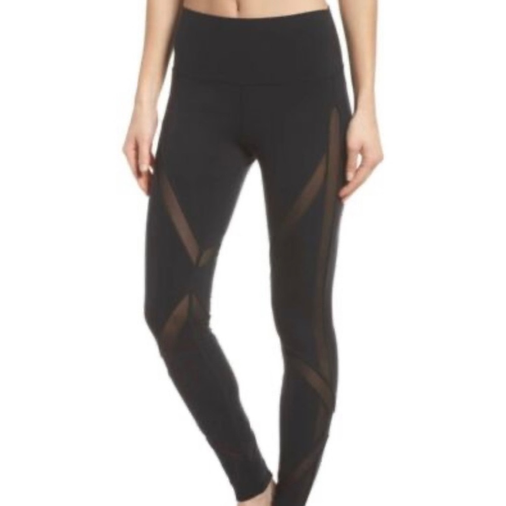Alo Black with mesh leggings